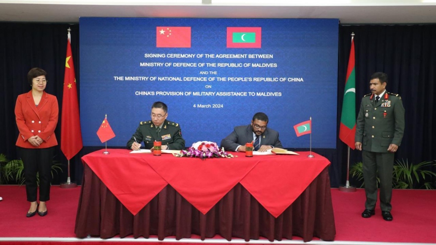 Maldives ký thỏa thuận quốc phòng với Trung Quốc